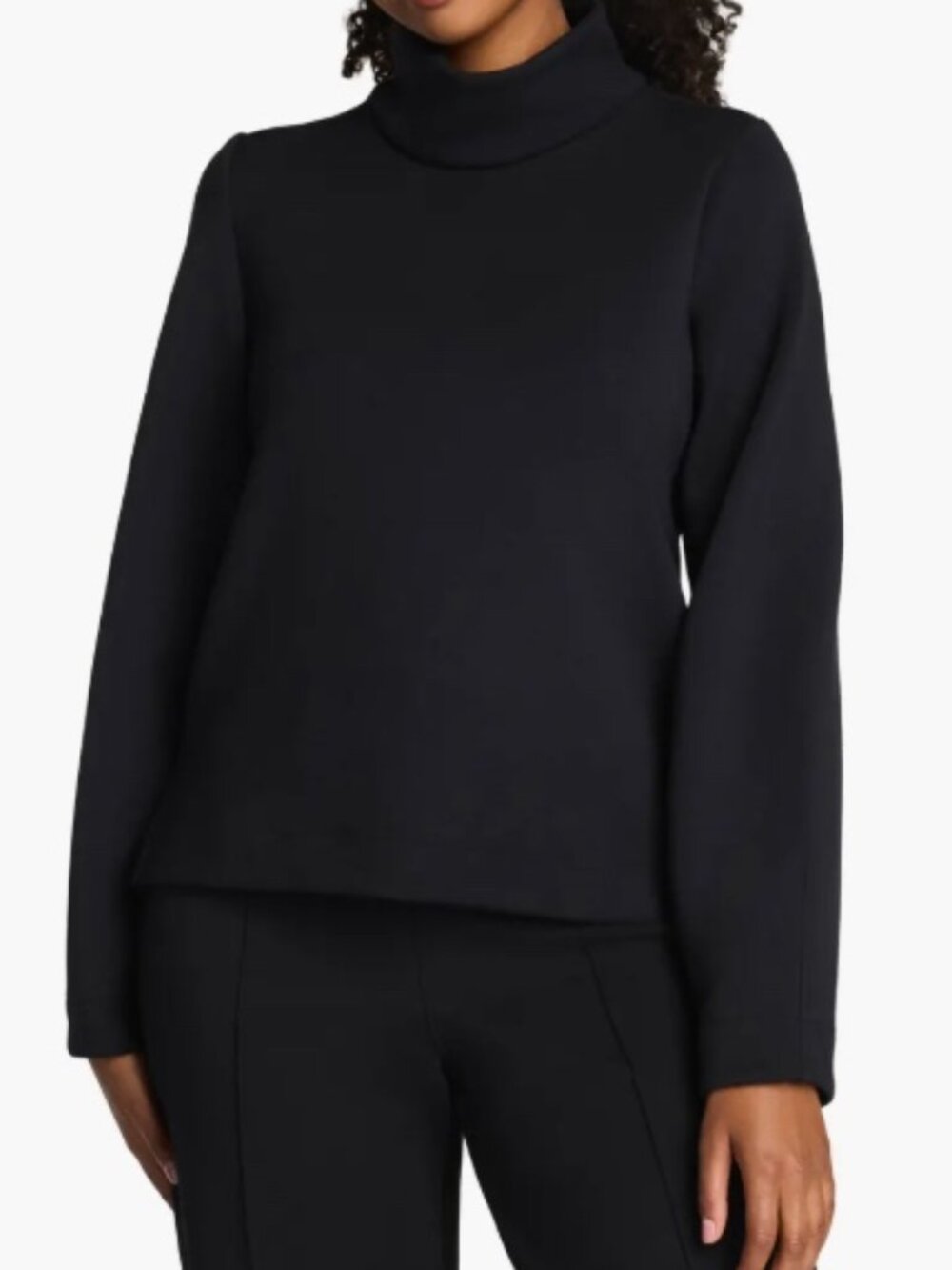 NWT Spanx AirEssentials Luxe Turtleneck - Black